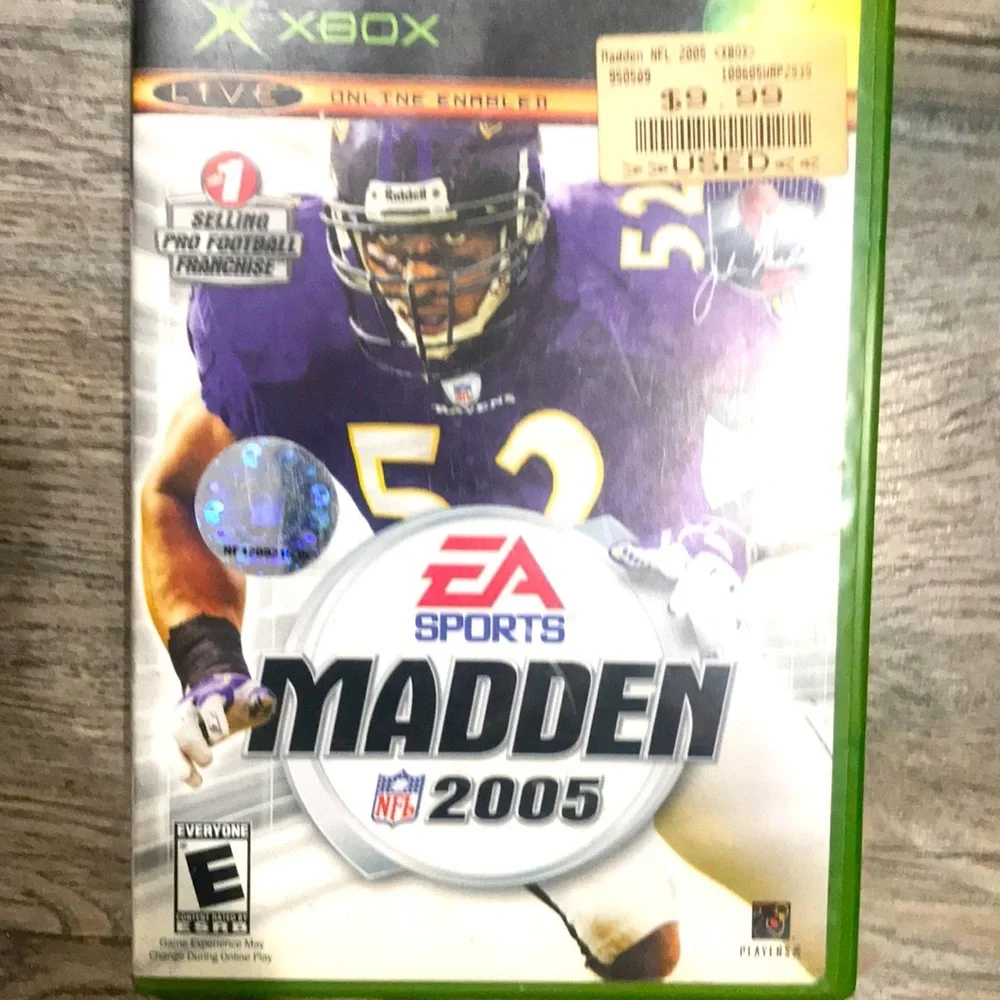 Madden NFL 2005 (Microsoft Xbox, 2004) Game With Manual CIB